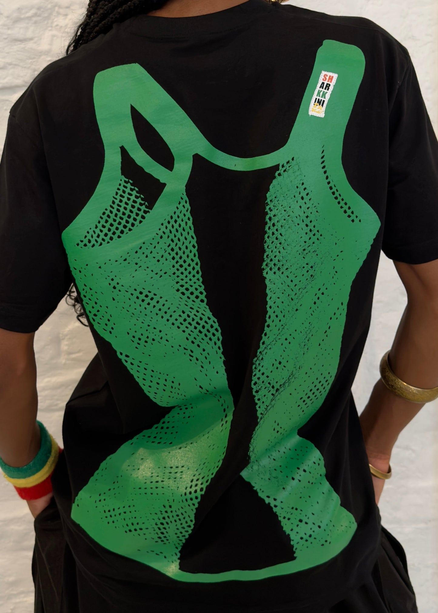 Green - String Vest tee