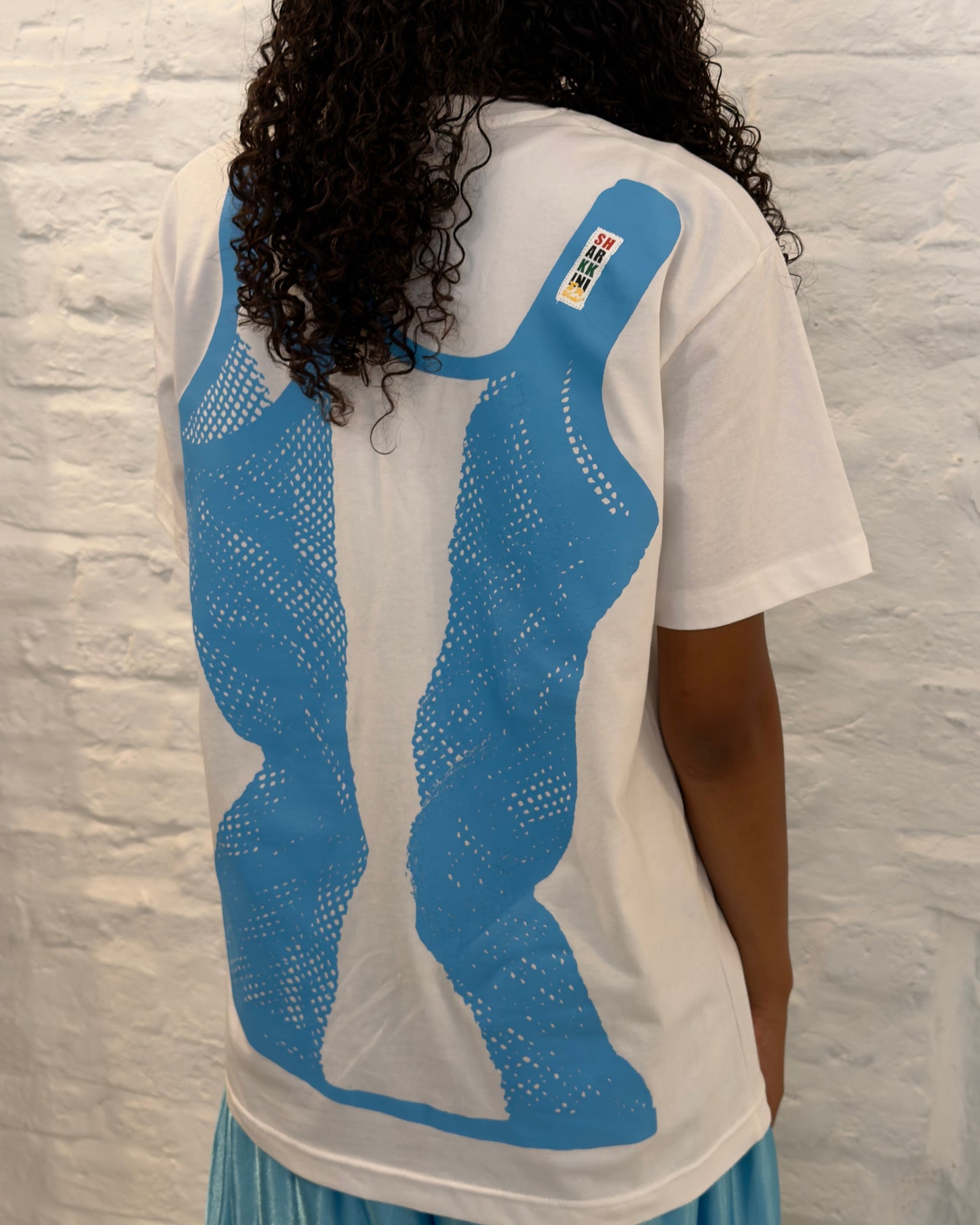 Blue - String Vest tee