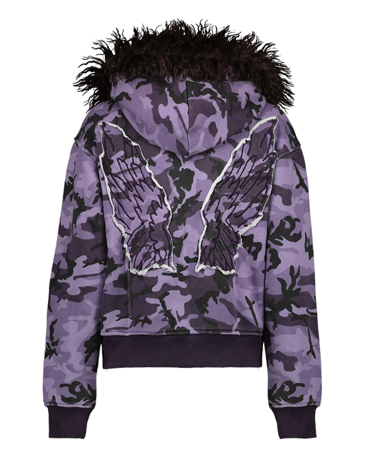 the Fly hoodie - Purple Camo